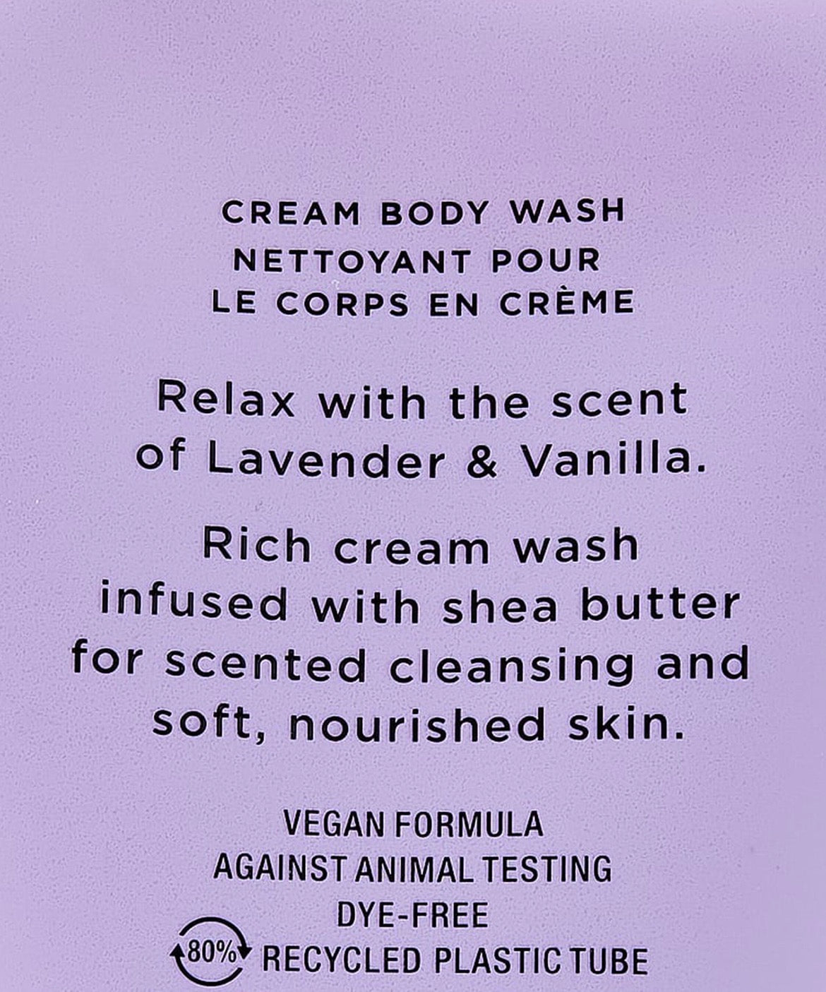 Victoria’s Secret Lavender & Vanilla Cream Body Wash
