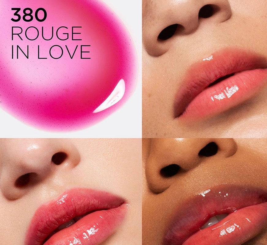 L'Oreal Paris Plump Ambition Hyaluron Lip Oil 380 Rouge In Love