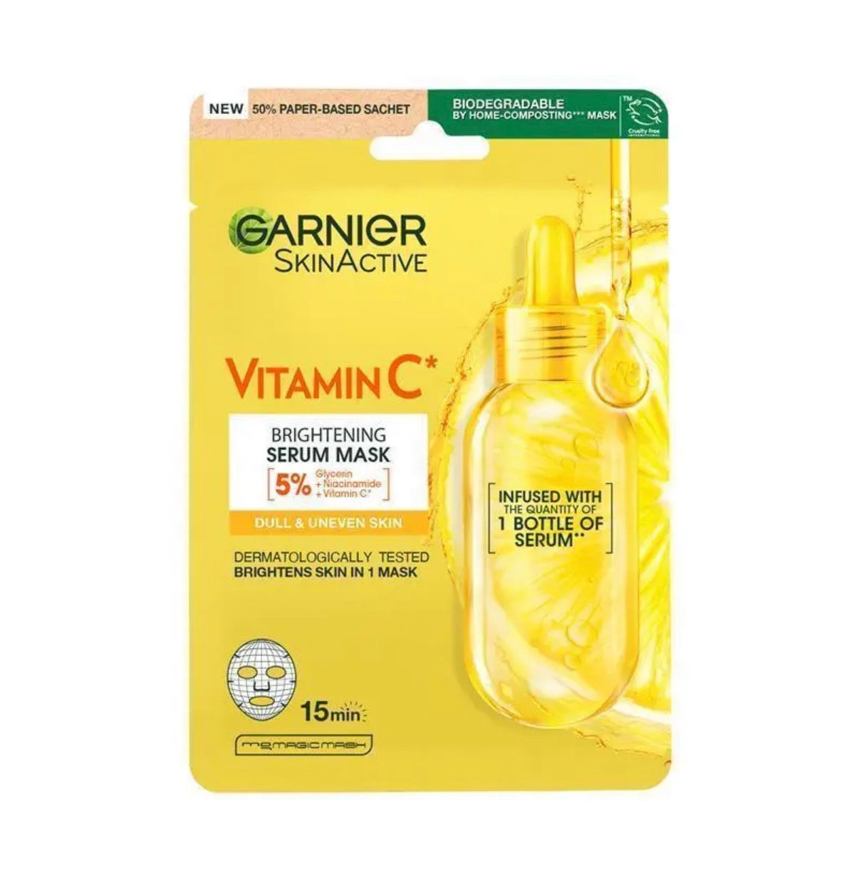 Garnier Hydra Bomb Vitamin C* Brightening & Hydrating Sheet Mask