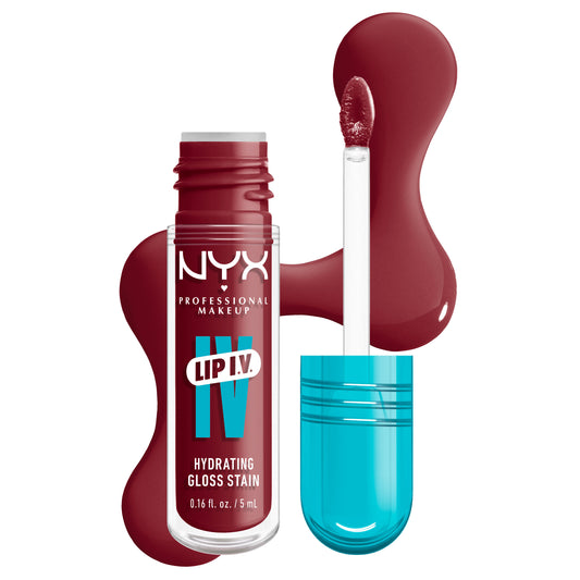 NYX Professional Makeup Lip I.V. Hydrating Lip Gloss Stain Blush Rush 5ml