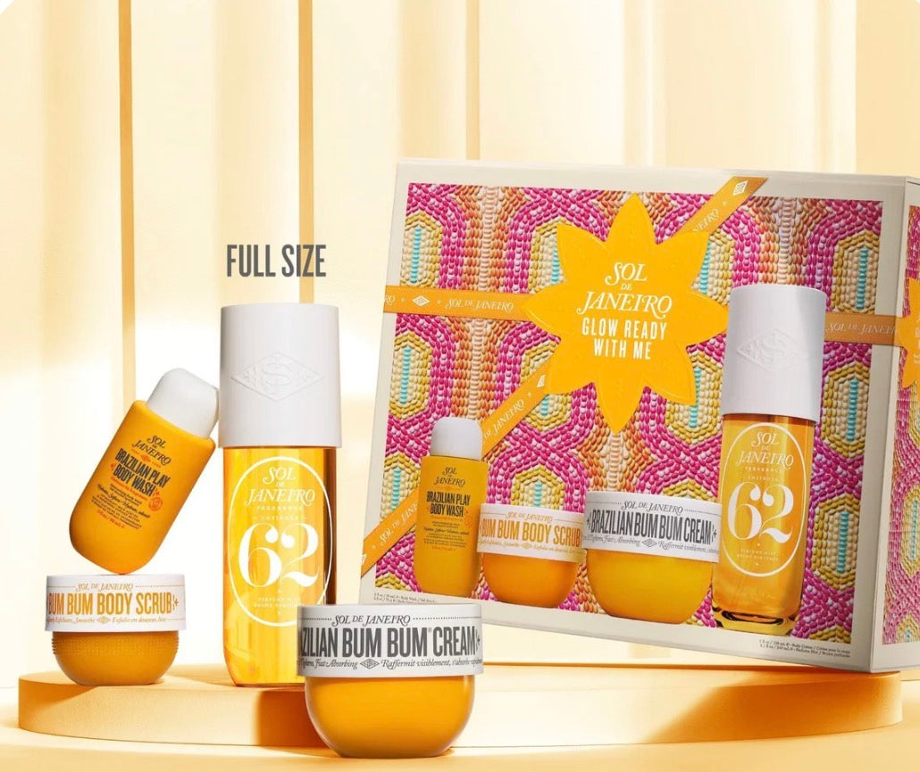 SOL DE JANEIRO  GLOW READY WITH ME BUM BUM BODY ROUTINE SET