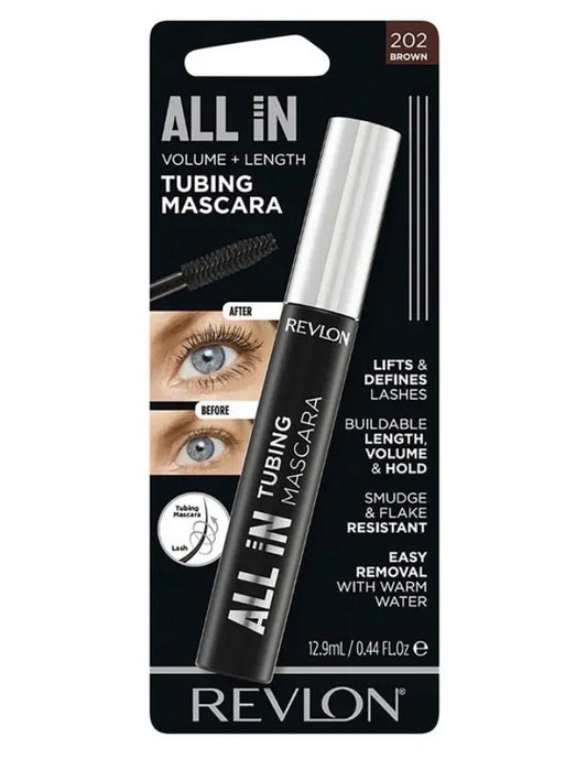 REVLON  All In Tubing Mascara- Brown